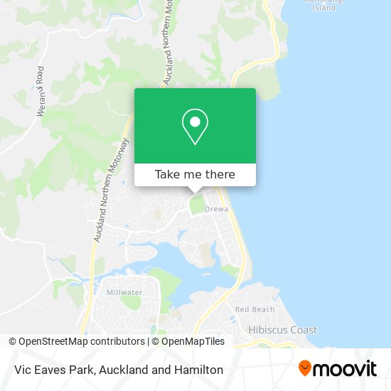 Vic Eaves Park map