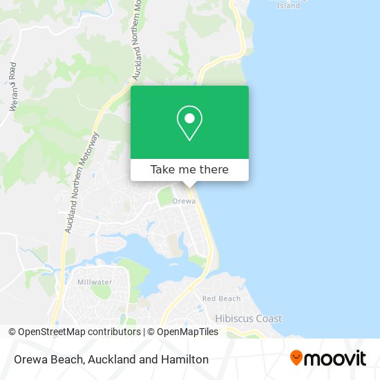 Orewa Beach地图