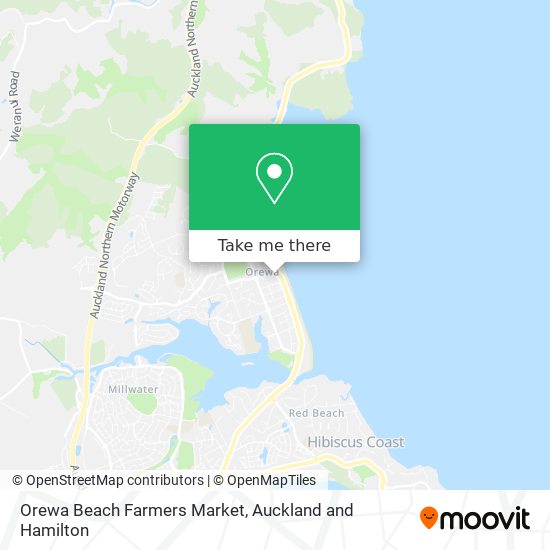 Orewa Beach Farmers Market map
