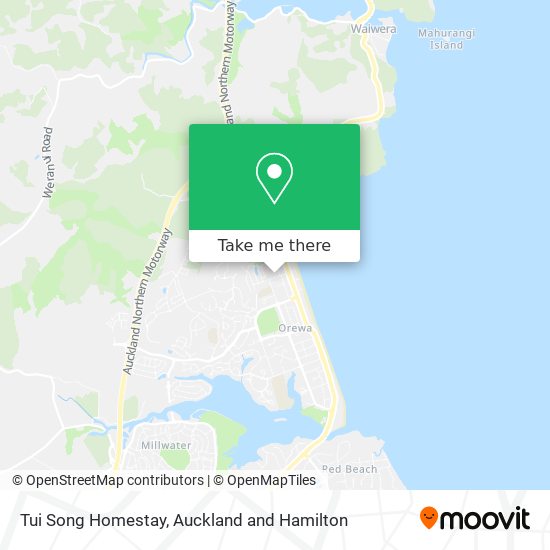 Tui Song Homestay map
