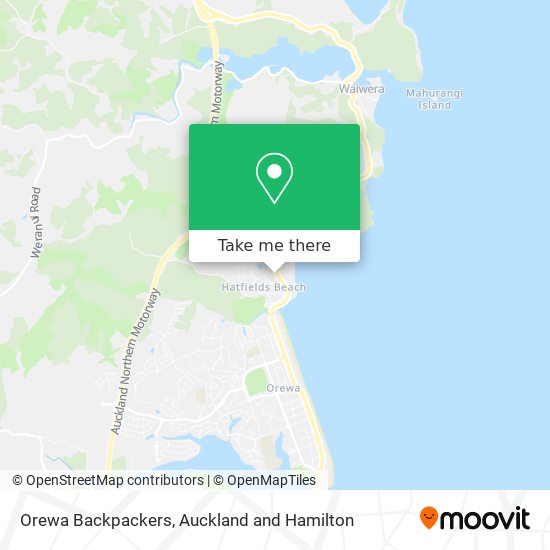 Orewa Backpackers地图