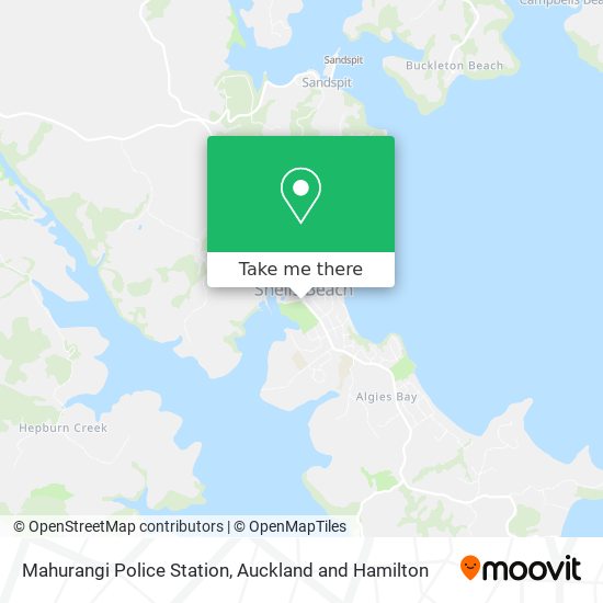 Mahurangi Police Station map