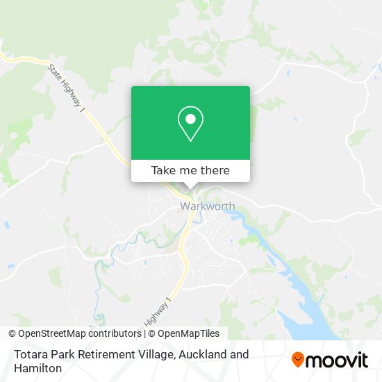 Totara Park Retirement Village map