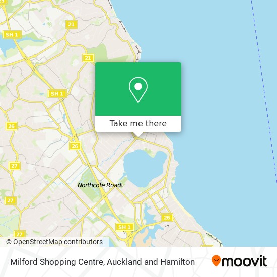 Milford Shopping Centre map
