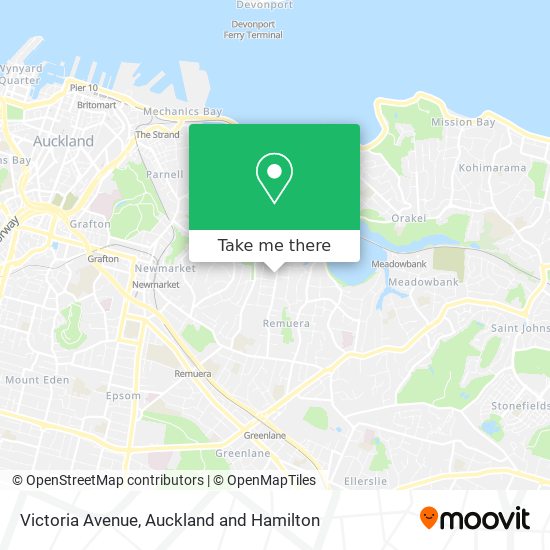 Victoria Avenue map