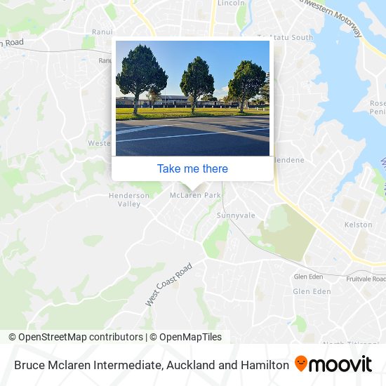 Bruce Mclaren Intermediate map