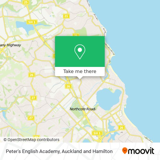 Peter's English Academy map