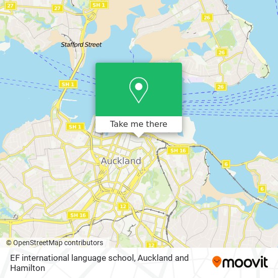 EF international language school map