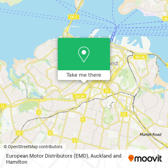 European Motor Distributors (EMD)地图