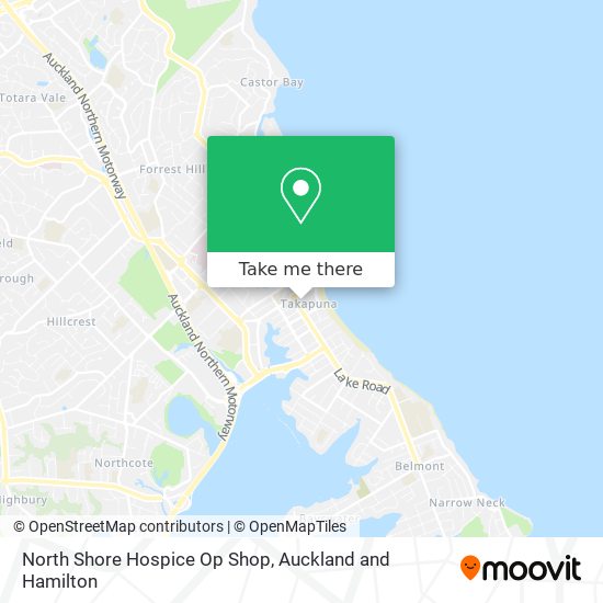 North Shore Hospice Op Shop map