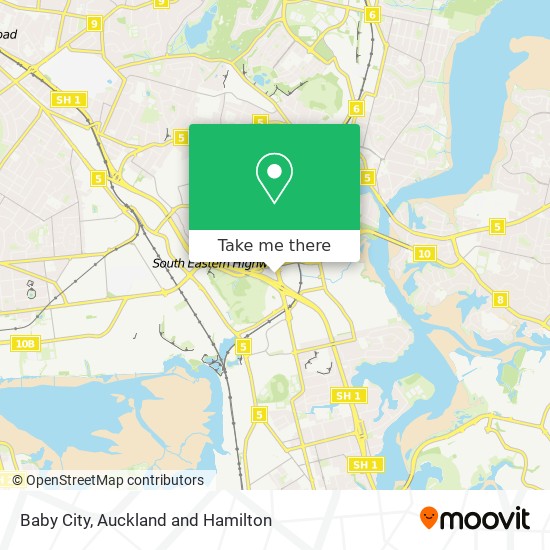 Baby City map