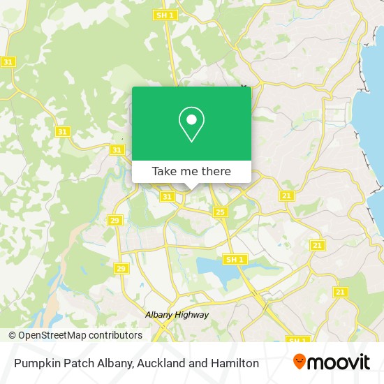Pumpkin Patch Albany map