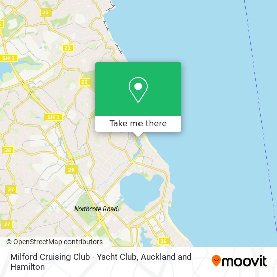 Milford Cruising Club - Yacht Club地图