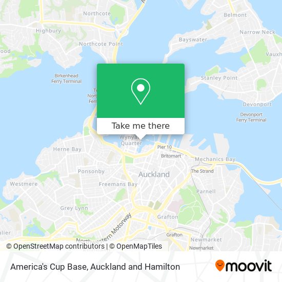 America's Cup Base地图