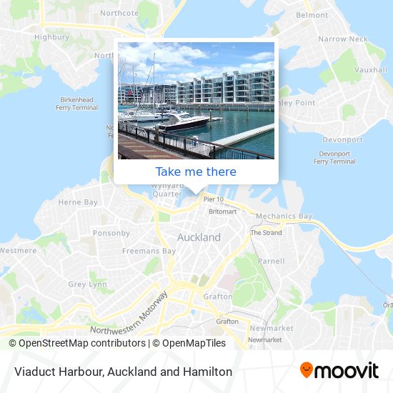 Viaduct Harbour map