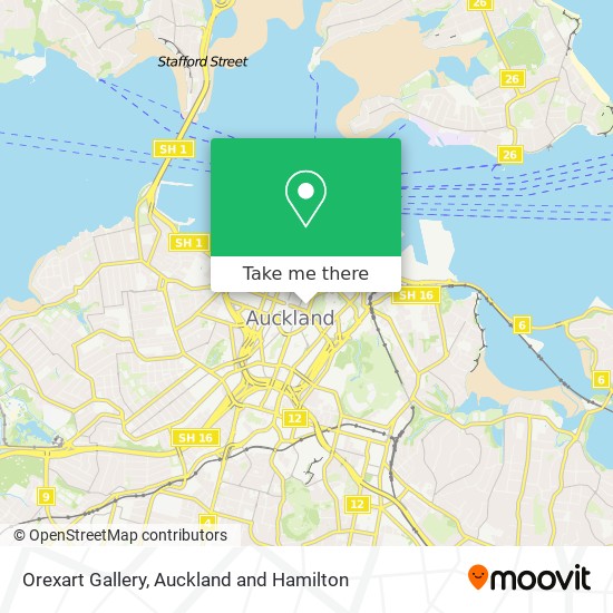 Orexart Gallery map
