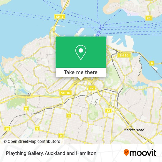 Plaything Gallery map