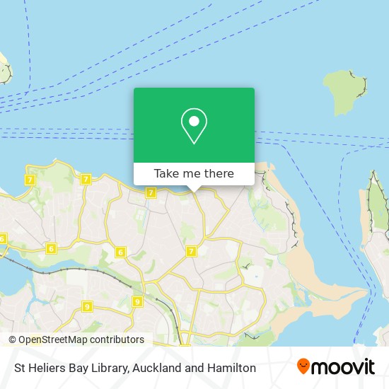 St Heliers Bay Library map