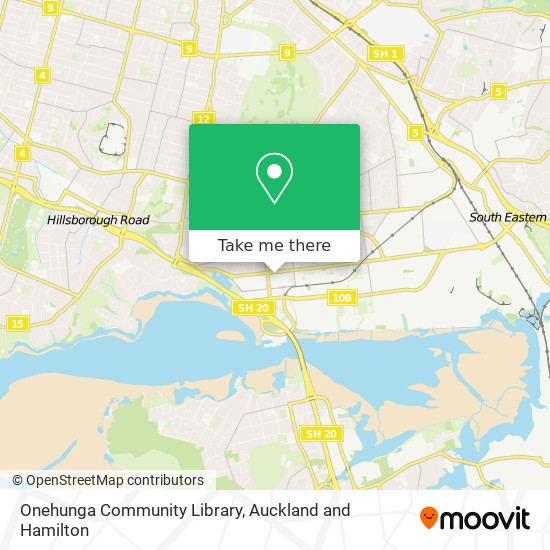 Onehunga Community Library地图