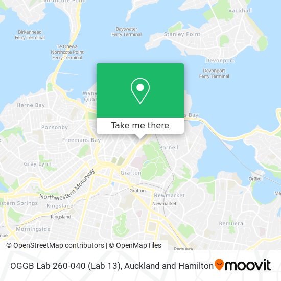 OGGB Lab 260-040 (Lab 13) map