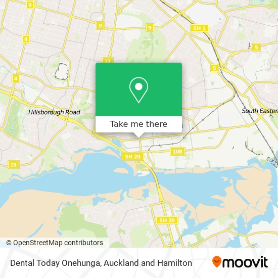 Dental Today Onehunga map