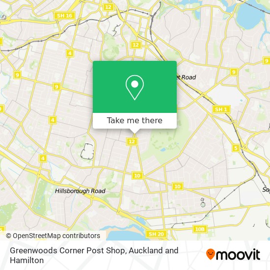 Greenwoods Corner Post Shop地图