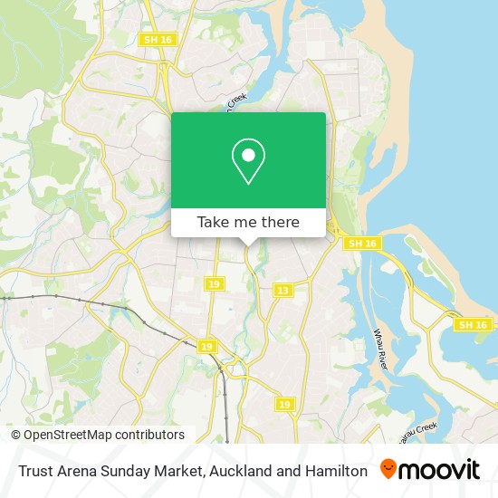 Trust Arena Sunday Market地图