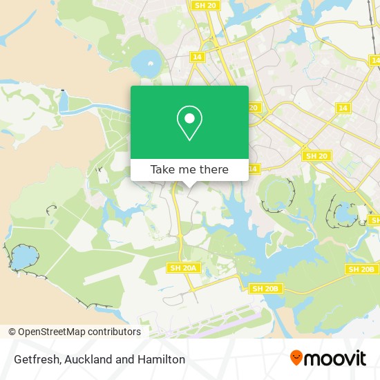 Getfresh map