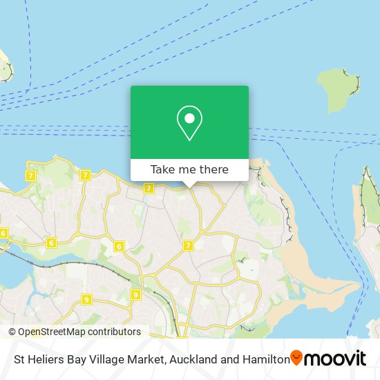 St Heliers Bay Village Market map