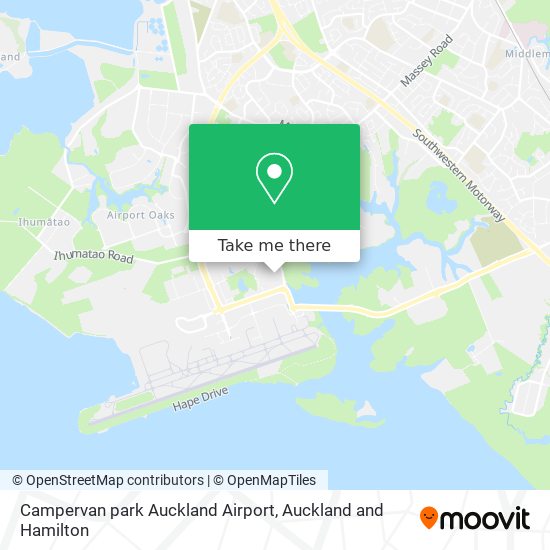 Campervan park Auckland Airport地图