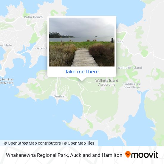 Whakanewha Regional Park地图