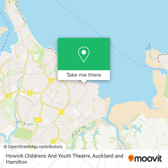 Howick Childrens And Youth Theatre map