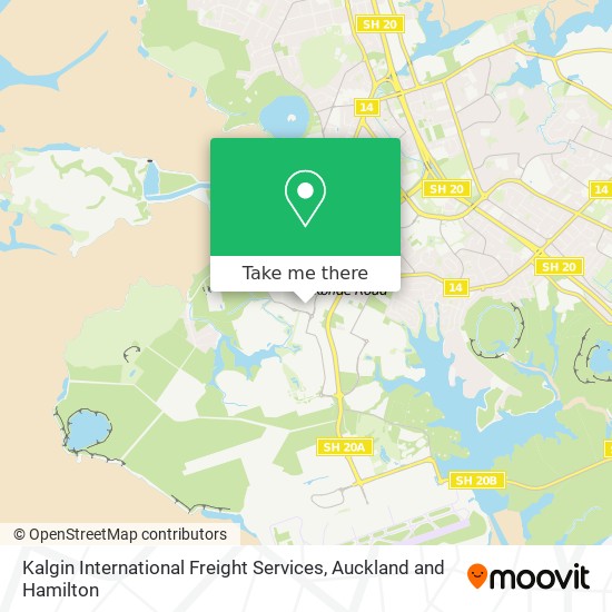 Kalgin International Freight Services map