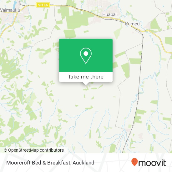Moorcroft Bed & Breakfast map