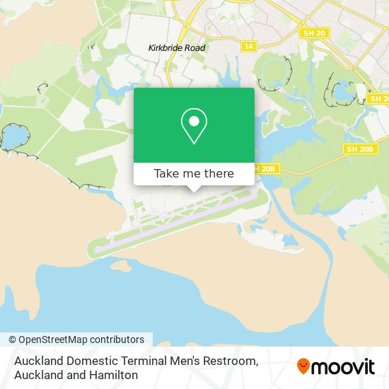 Auckland Domestic Terminal Men's Restroom地图