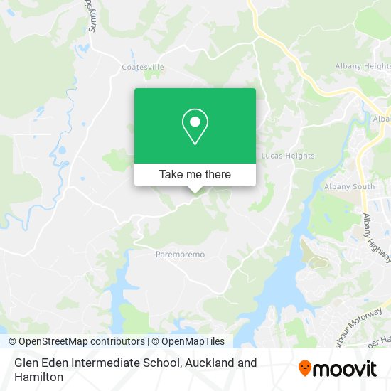 Glen Eden Intermediate School map