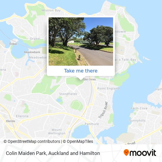 Colin Maiden Park map