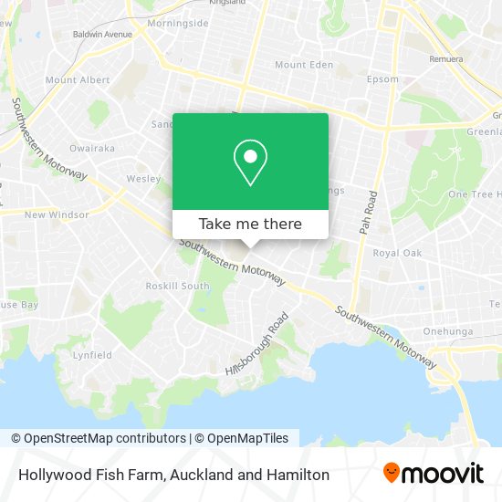 Hollywood Fish Farm map