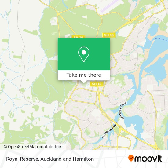 Royal Reserve map