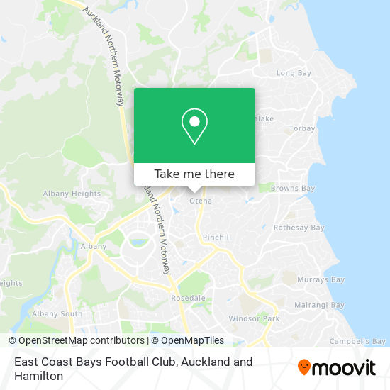 East Coast Bays Football Club地图