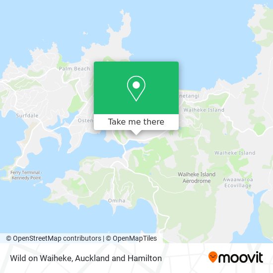 Wild on Waiheke地图