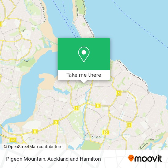 Pigeon Mountain map