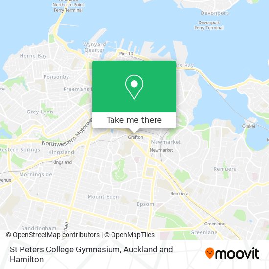 St Peters College Gymnasium map