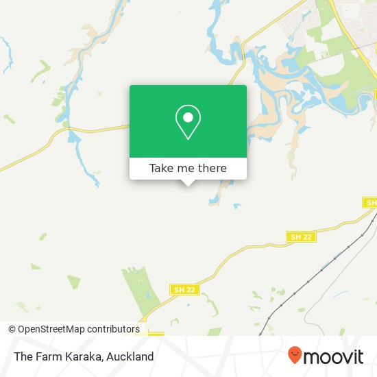 The Farm Karaka map
