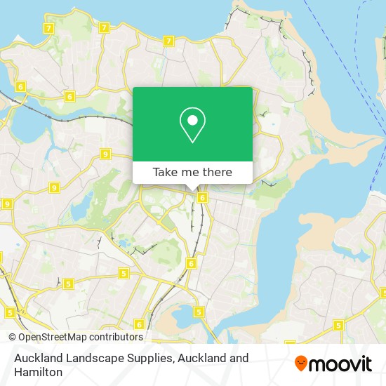 Auckland Landscape Supplies map