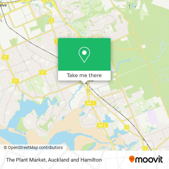 The Plant Market map