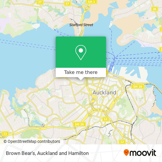 Brown Bear's map