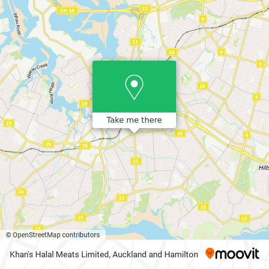 Khan's Halal Meats Limited map
