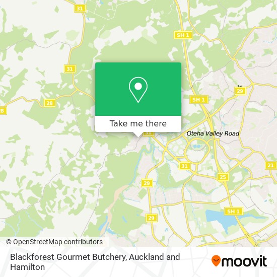 Blackforest Gourmet Butchery map