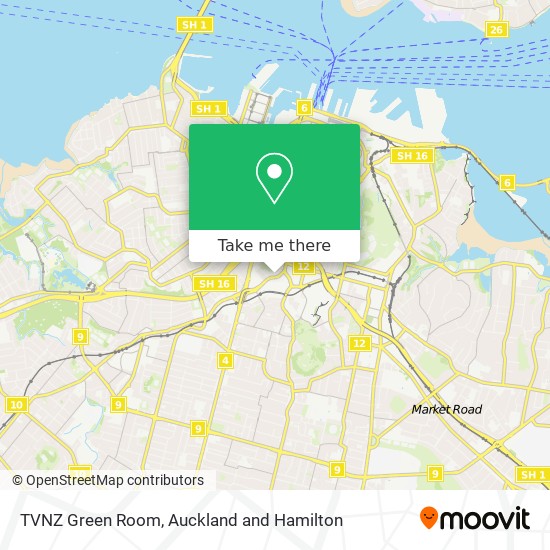 TVNZ Green Room地图